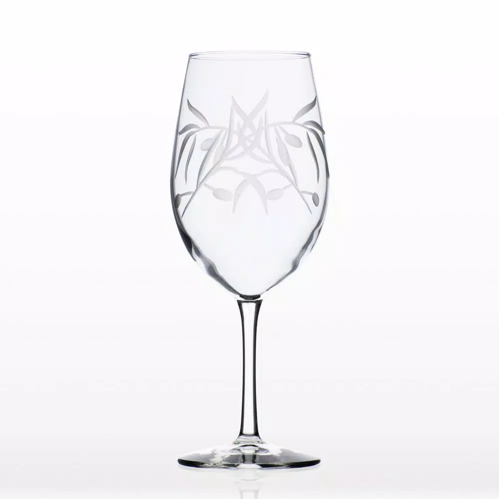Drinkware Rolf Glass Olive Branch 18 Oz. Clear All Purpose Wine Glass (Set Of 4) - Image 5