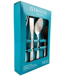Gibson Minetta Lane 16-Piece Flatware Set (Service For 8)
