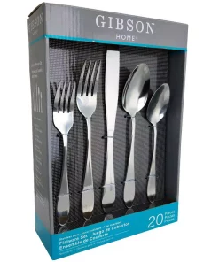 Gibson Home Everington 20-Piece Stainless Steel Flatware Set (Service For 4)