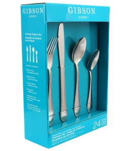 Gibson Home 24-Piece New Wilmington Flatware Set (Service For 6)