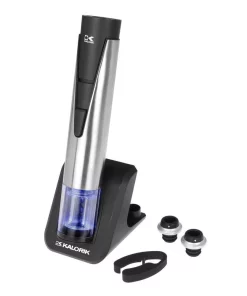 Bar Accessories KALORIK Electric Wine Opener With Vacuum Sealer