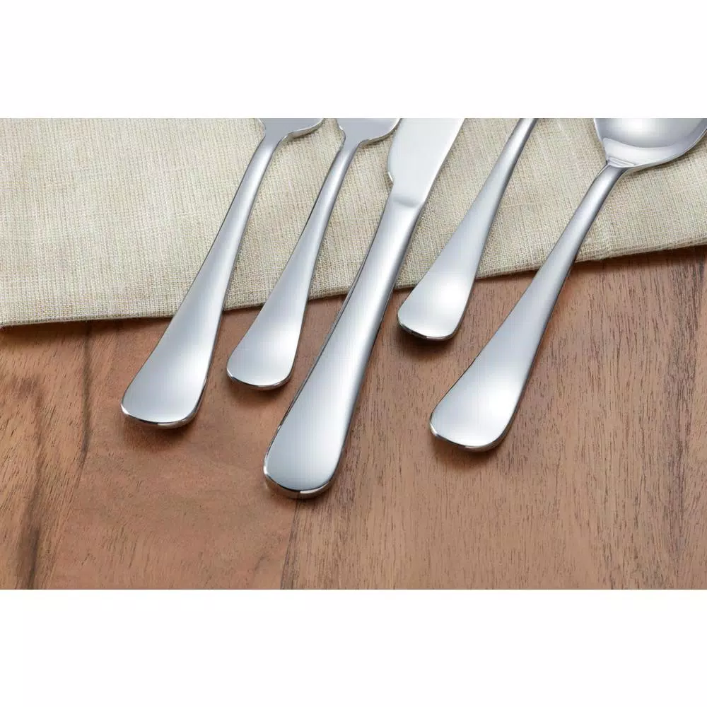 Home Decorators Collection Maywood 45-Piece Stainless Steel Flatware Set (Service For 8) - Image 3