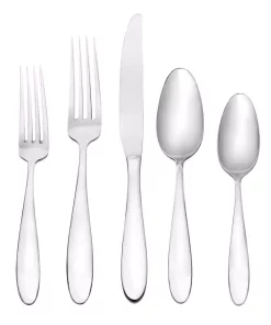 Oneida Landon 45-Piece Silver 18/0 Stainless Steel Flatware Set (Service For 8)