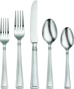 Oneida Butler 45-Piece Silver 18/0 Stainless Steel Flatware Set (Service For 8)