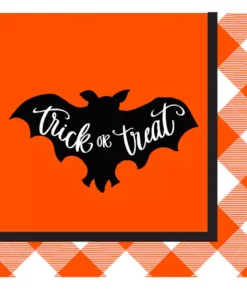 Disposable Tableware Sugar Plum Party Lunch Napkin Boo Y’all (32-Piece)