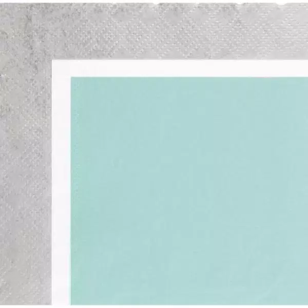 Disposable Tableware Sugar Plum Party 32-Piece Silver And Blue Assorted Disposable Cocktail Paper Napkin - Image 2