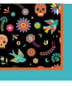Disposable Tableware Sugar Plum Party Lunch Napkin Day Of Dead (32-Piece)
