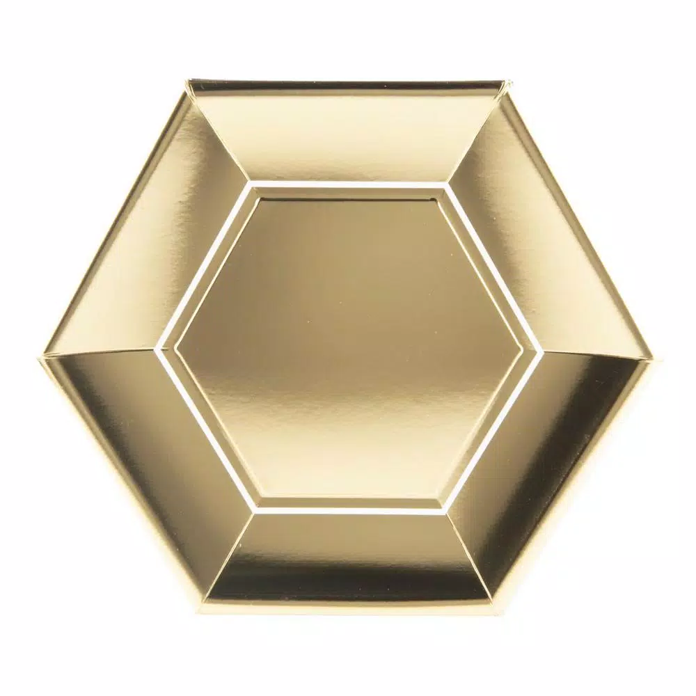 Disposable Tableware Sugar Plum Party Dinner Plate Glam (Set Of 16)