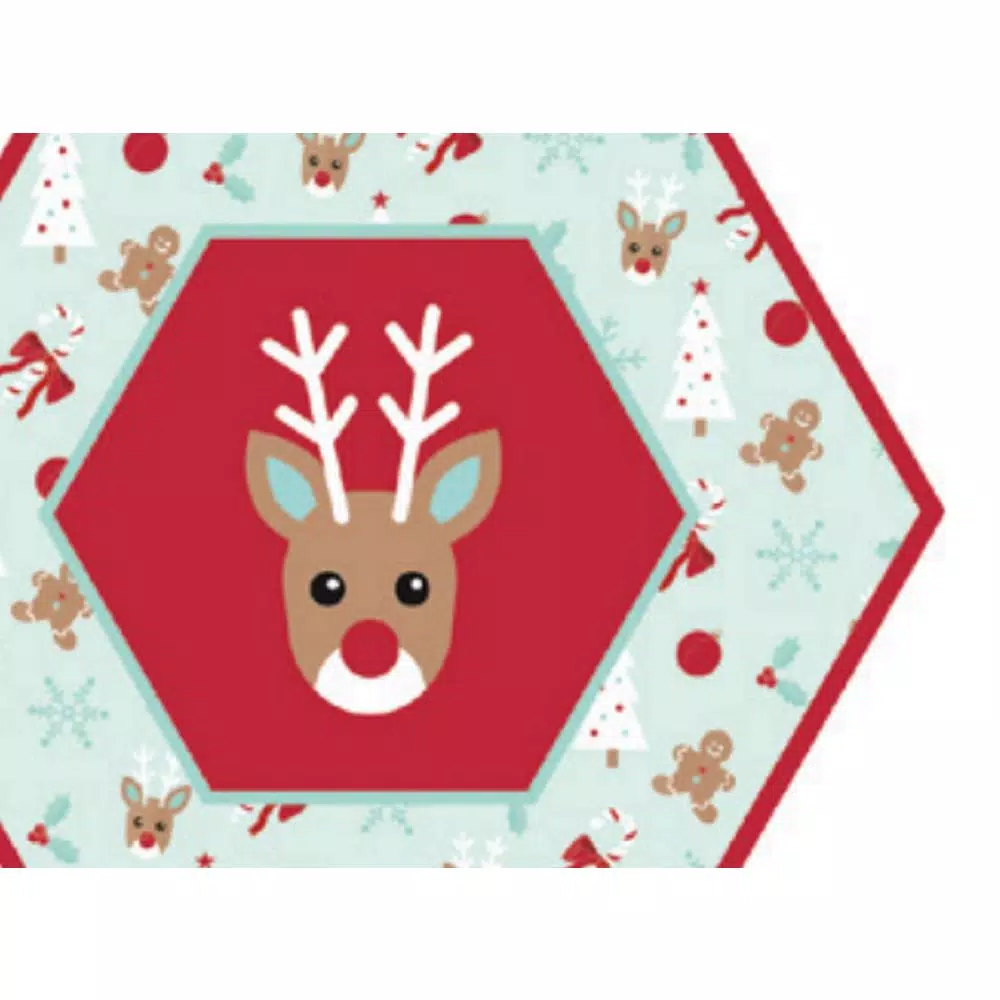 Disposable Tableware Sugar Plum Party Dinner Plate Holly Jolly (16-Piece) - Image 2