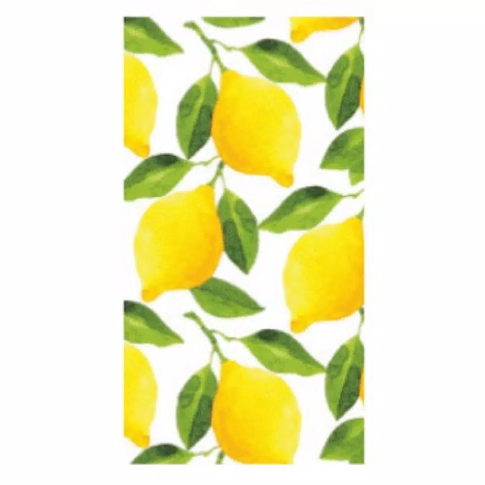 Disposable Tableware Sugar Plum Party 32-Piece Lemons Assorted Disposable Paper Napkin