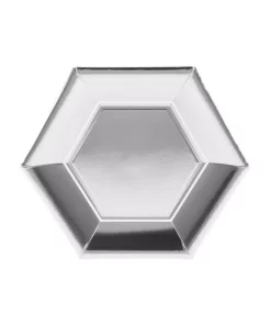 Disposable Tableware Sugar Plum Party Salad Plate Sterling (16-Piece)